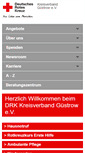 Mobile Screenshot of drk-guestrow.de